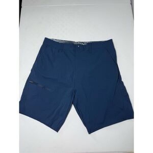 Reel Life Men's Size M Blue Cargo  Fishing Shorts